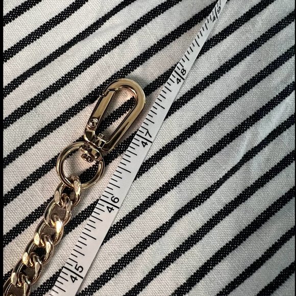 Tory Burch Emerson Chain Wallet Leather Cross Body Bag in Claret NWT - Picture 9 of 9